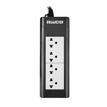รางปลั๊กไฟ 4 ช่อง HACO EPN-4EB/2 16 แอมป์ 2 ม.