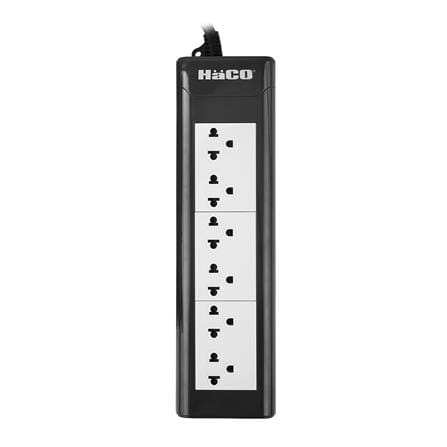 รางปลั๊กไฟ 6 ช่อง HACO EPN-6EB/3 16 แอมป์ 3 ม._1