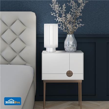 ไฟตั้งโต๊ะ CARINI CONTEMPORARY MT5164C ผ้า สีเทา_2
