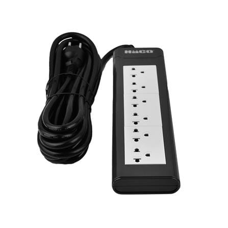 รางปลั๊กไฟ 6 ช่อง HACO EPN-6EB/5 16 แอมป์ 5 ม._5
