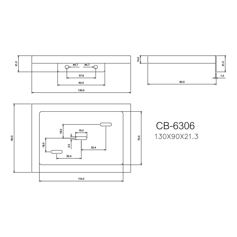 ที่ใส่สบู่ CB-6306 สเตนเลส