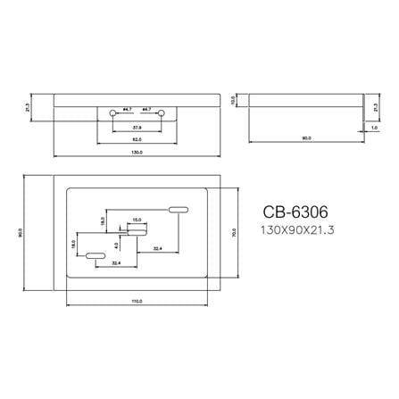 ที่ใส่สบู่ CB-6306 สเตนเลส_1