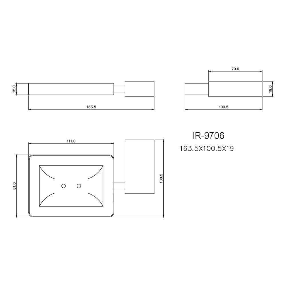 ที่ใส่สบู่ IR-9706 สเตนเลส