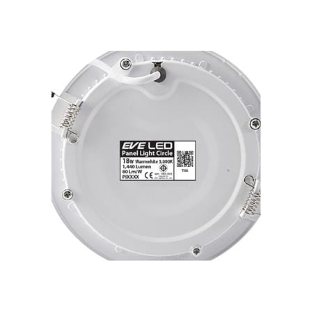 ดาวน์ไลท์ LED EVE PANEL LIGHT CIRCLE 565210 10 นิ้ว 18 วัตต์ WARM WHITE สีขาว_5