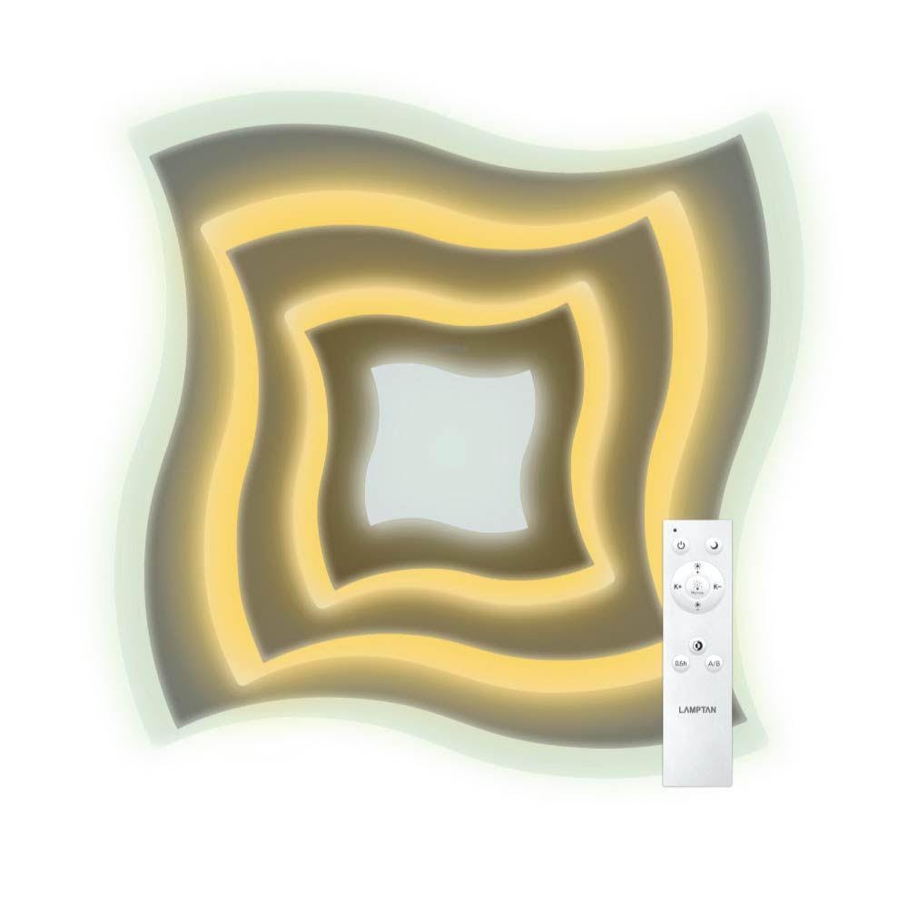 ไฟเพดาน LED LAMPTAN MULTI SWIRL 22 นิ้ว 2X50 วัตต์ DAYLIGHT/COOL WHITE/WARM WHITE สีขาว