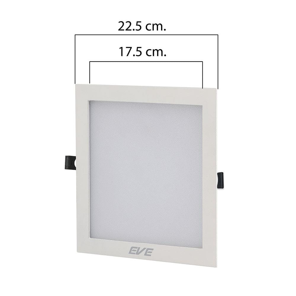 ดาวน์ไลท์ LED EVE PANEL LIGHT SQUARE 565227 10 นิ้ว 18 วัตต์ DAYLIGHT สีขาว