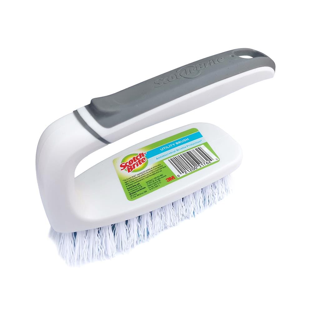 แปรงขัดอเนกประสงค์ ทรงเตารีด SCOTH-BRITE สีขาว/เทา
