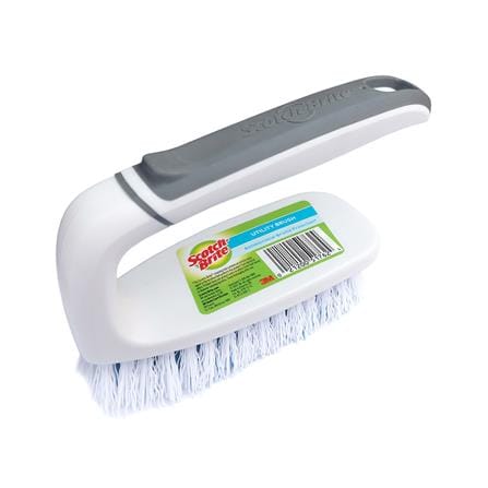 แปรงขัดอเนกประสงค์ ทรงเตารีด SCOTH-BRITE สีขาว/เทา_0