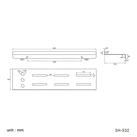 ชั้นวางของสเตนเลส WS SH-532_1