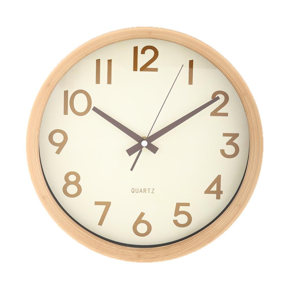 นาฬิกาแขวน HOME LIVING STYLE BOIS 12 นิ้ว สีเบจ