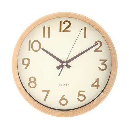 นาฬิกาแขวน HOME LIVING STYLE BOIS 12 นิ้ว สีเบจ_0