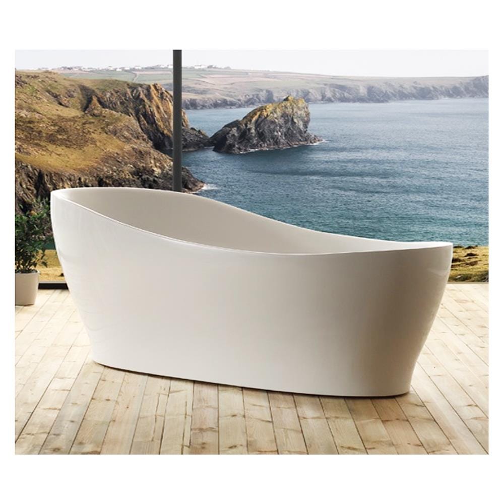 อ่างอาบน้ำ 170 ซม. BATHROOM DESIGN I-SPA BD-SOP01 สีขาว