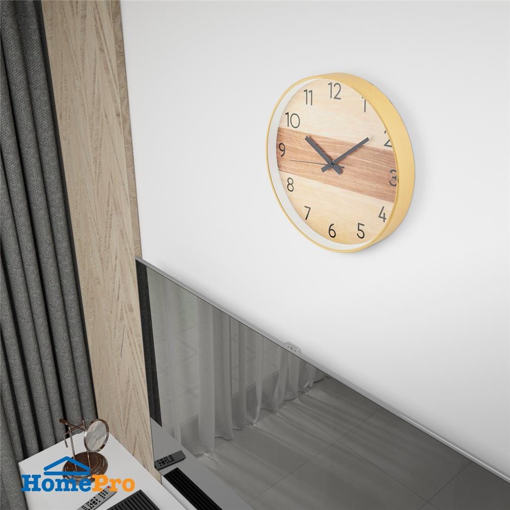 นาฬิกาแขวน HOME LIVING STYLE BOISEY 12 นิ้ว สีน้ำตาล