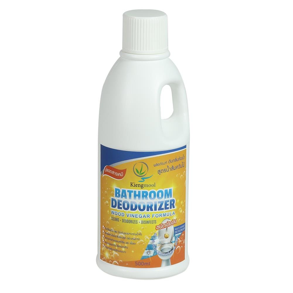 น้ำยาดับกลิ่นห้องน้ำ สลายไขมัน KIENGMOOL 500 มล. สูตรน้ำส้มควันไม้