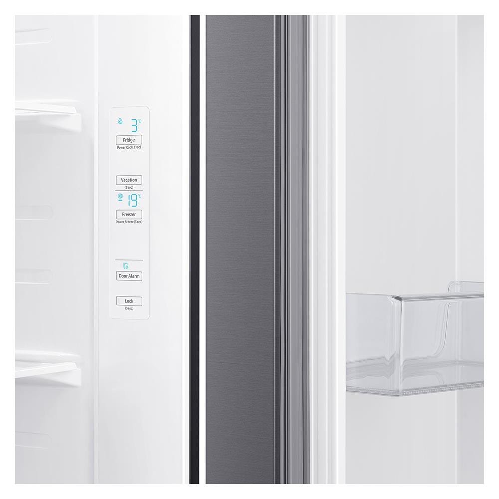 ตู้เย็น SIDE BY SIDE SAMSUNG RS62R5001M9/ST 23.1 คิว สีเทา อินเวอร์เตอร์