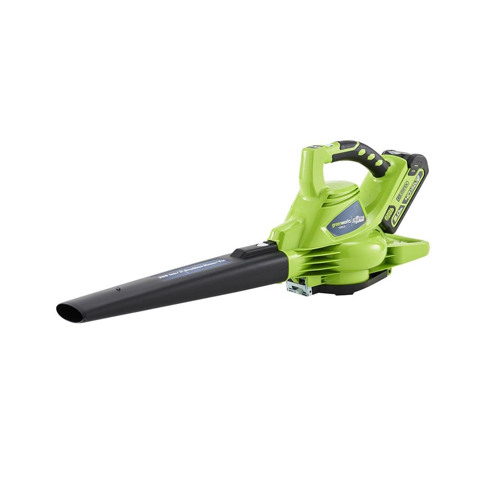 เครื่องเป่าใบไม้ไร้สาย (พร้อมแบตเตอรี่) GREENWORKS GWS0008 40 โวลต์