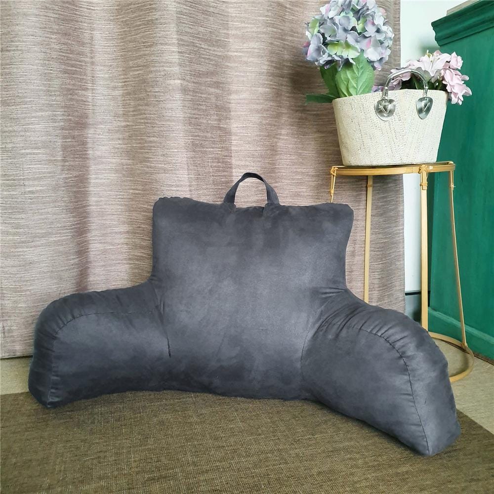 เบาะรองหลัง HOME LIVING STYLE BACKREST 18X29 นิ้ว สีเทา
