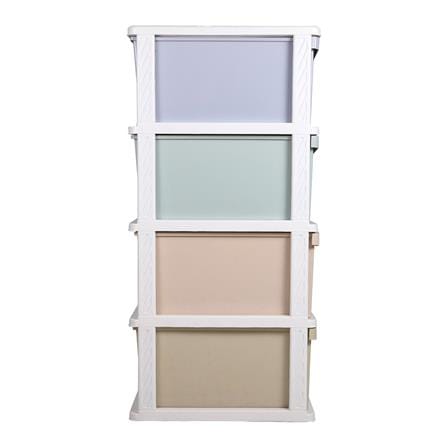 ตู้ลิ้นชัก 4 ชั้น STACKO FRIENDLY 40x50x104 ซม. หลากสี_3