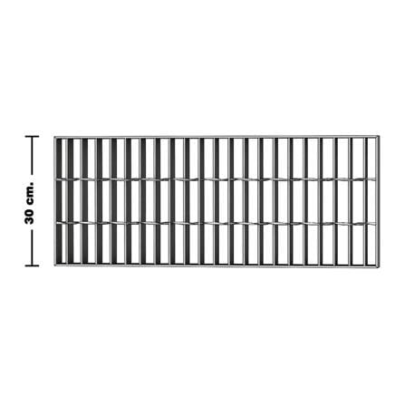 ตะแกรงรางน้ำเหล็ก MAE 30X100X2.5 ซม. หนา 3 มม._6