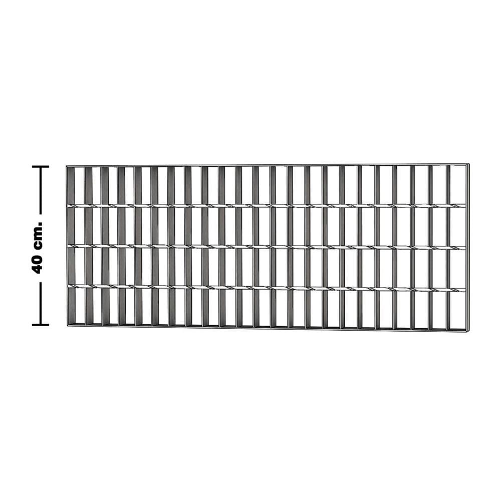 ตะแกรงรางน้ำเหล็ก MAE 40X100X2.5 ซม. หนา 3 มม.