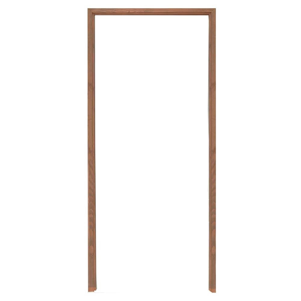 วงกบประตูไม้ดักลาสเฟอร์ D2D FJ-COM1 80X200 ซม. สี BURNT ASH