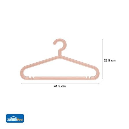 ไม้แขวนเสื้อ PLIM FRIENDLY H-005 สีชมพู แพ็ค 6_5