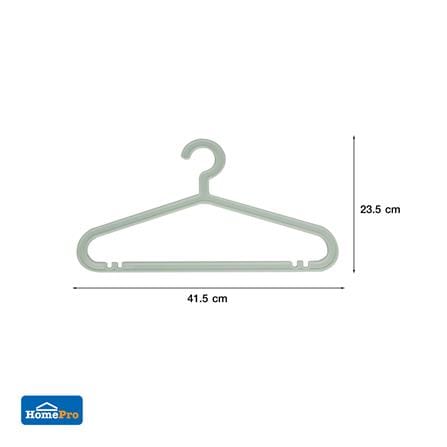 ไม้แขวนเสื้อ PLIM FRIENDLY H-005 สีเขียว แพ็ค 6_2