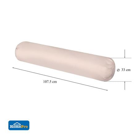 หมอนข้าง ใยสังเคราะห์ HOME LIVING สีน้ำตาล_5