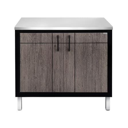 ตู้ตั้งพื้นท็อปเรียบ CABIN CHIC 90x85 ซม. สี GRAY OAK_0