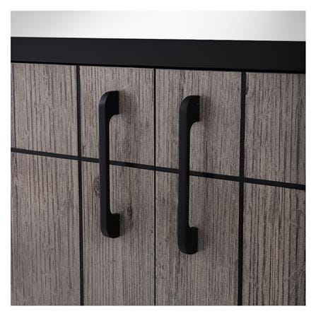 ตู้ตั้งพื้นท็อปเรียบ CABIN CHIC 90x85 ซม. สี GRAY OAK_3