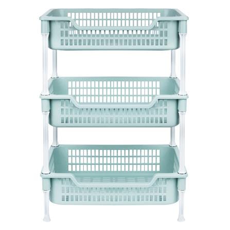 ชั้นวางของพลาสติก 3 ชั้น API ECO FRIENDLY สีเขียว_1