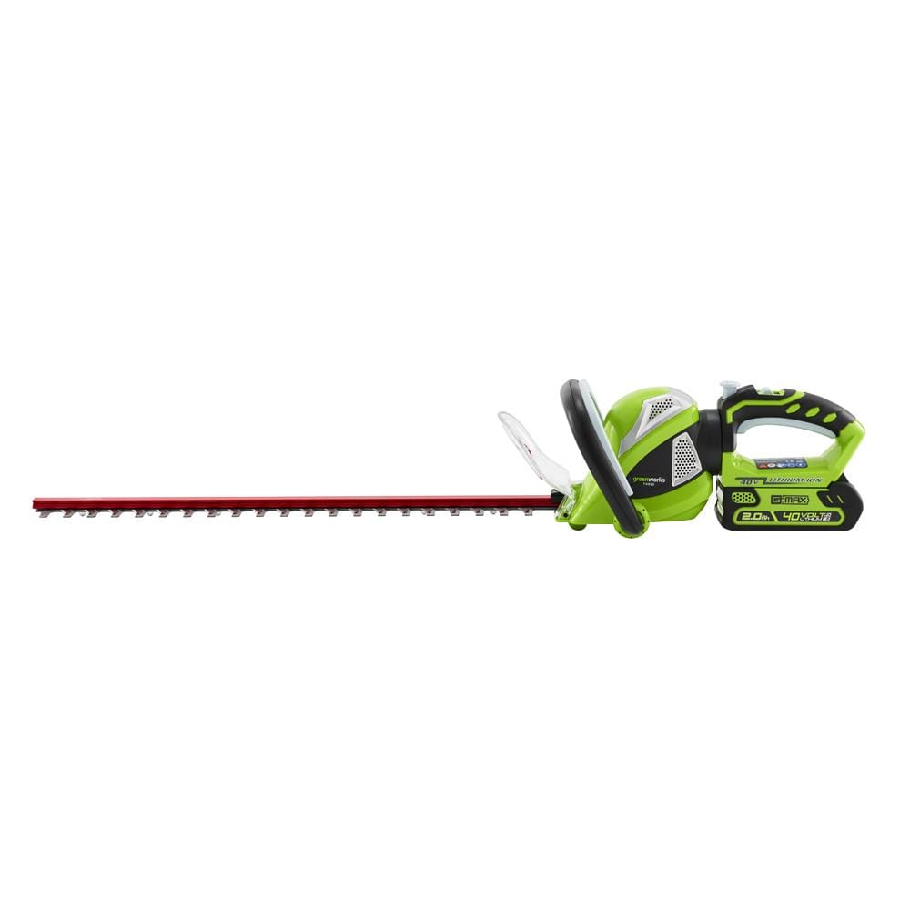เครื่องตัดแต่งพุ่มไม้ไร้สาย (พร้อมแบตเตอรี่) GREENWORKS GWS0006 40 โวลต์