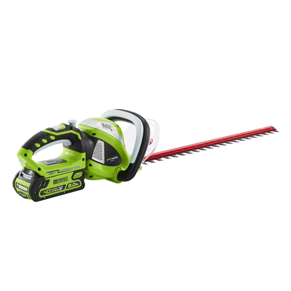 เครื่องตัดแต่งพุ่มไม้ไร้สาย (พร้อมแบตเตอรี่) GREENWORKS GWS0006 40 โวลต์