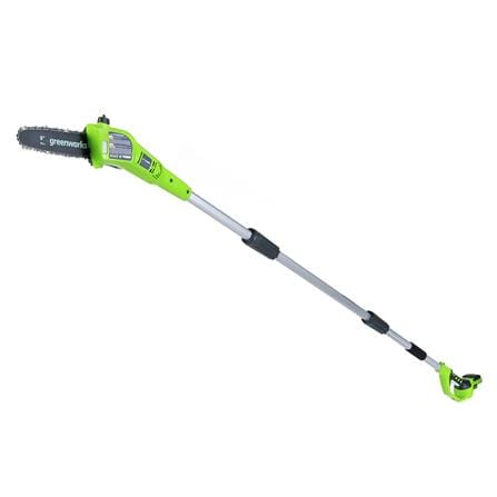 กรรไกรแต่งกิ่งไฟฟ้าด้ามยาว (พร้อมแบตเตอรี่) GREENWORKS GWS0013 40 โวลต์_0