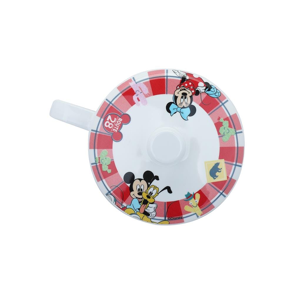 ถ้วยหู+ฝาเมลามีน 700ml SUPERWARE MICKEY ROAD TRIP