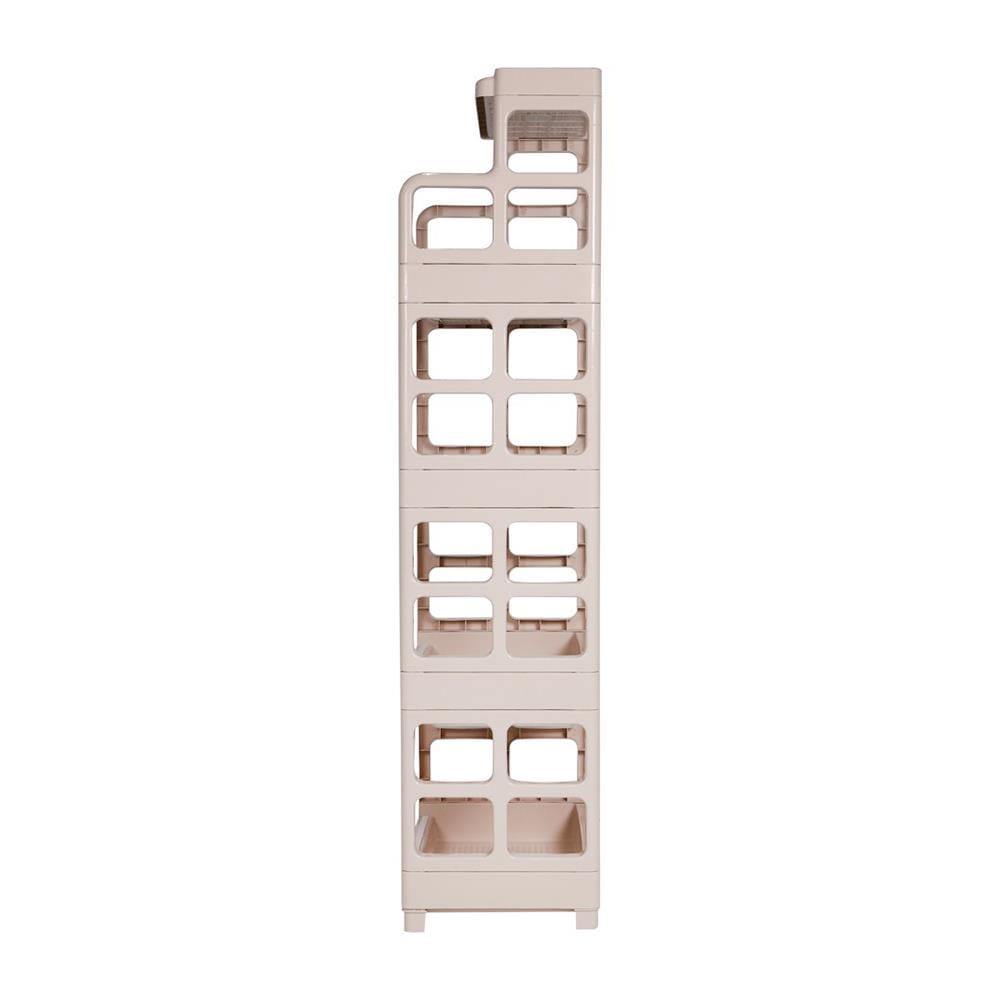 ชั้นวางของ 5 ชั้น STACKO FRIENDLY 47.5x30x125 ซม. สีเบจ