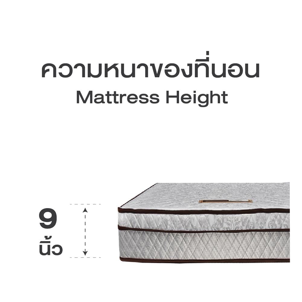 ที่นอนสปริง 3.5 ฟุต SERA GRANDE รุ่น SURE-2