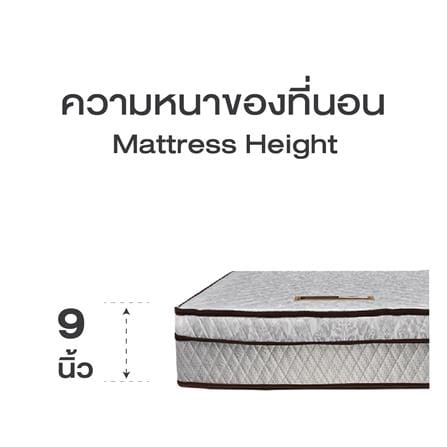 ที่นอนสปริง 3.5 ฟุต SERA GRANDE รุ่น SURE-2_7