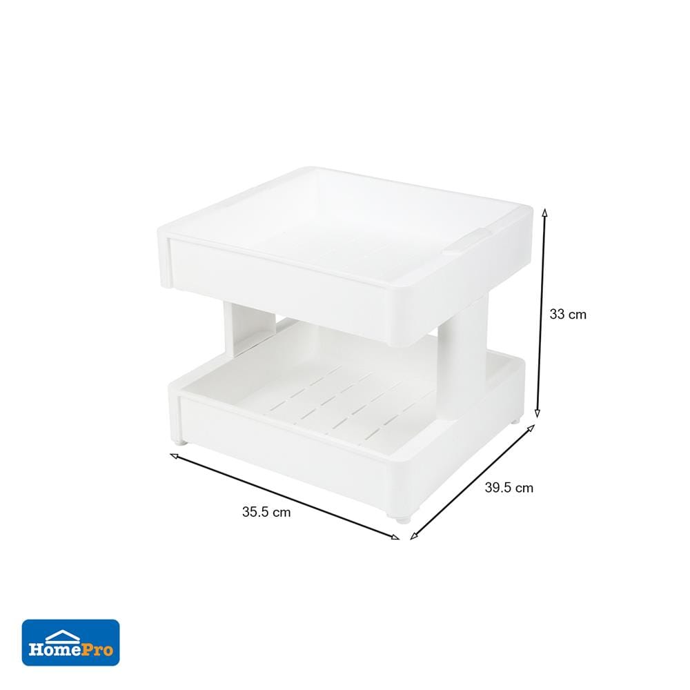 ชั้นวางอเนกประสงค์ 2 ชั้น KECH 35.5x39.5x33 ซม.