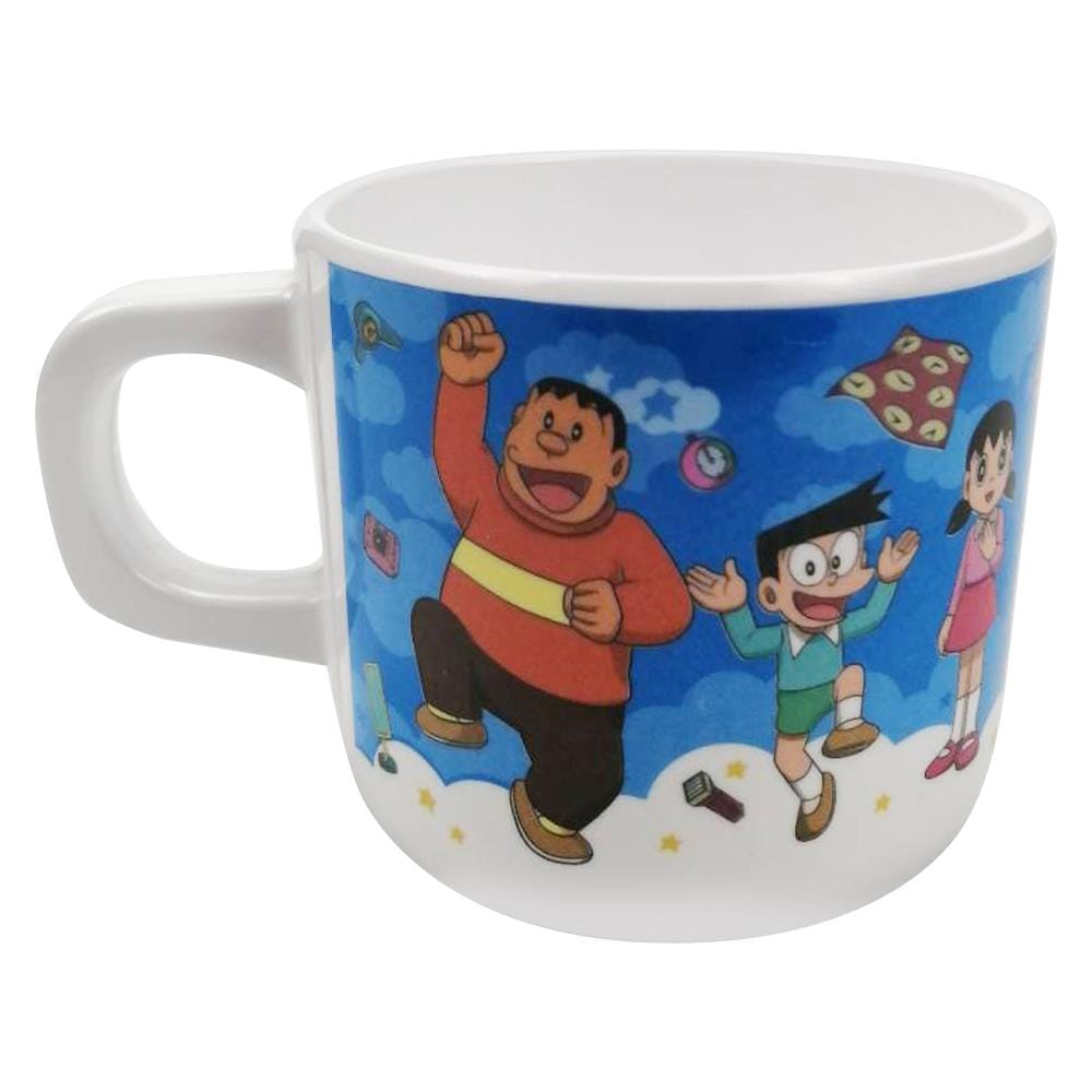 ถ้วยหูเมลามีน 300ml SUPERWARE DORAEMON SKY