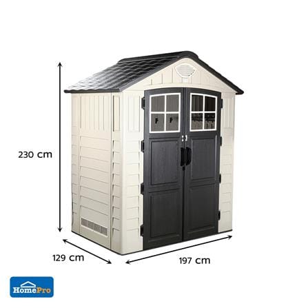 บ้านเก็บของประตูใส SPRING EVEREST N1A 197x129 ซม._12