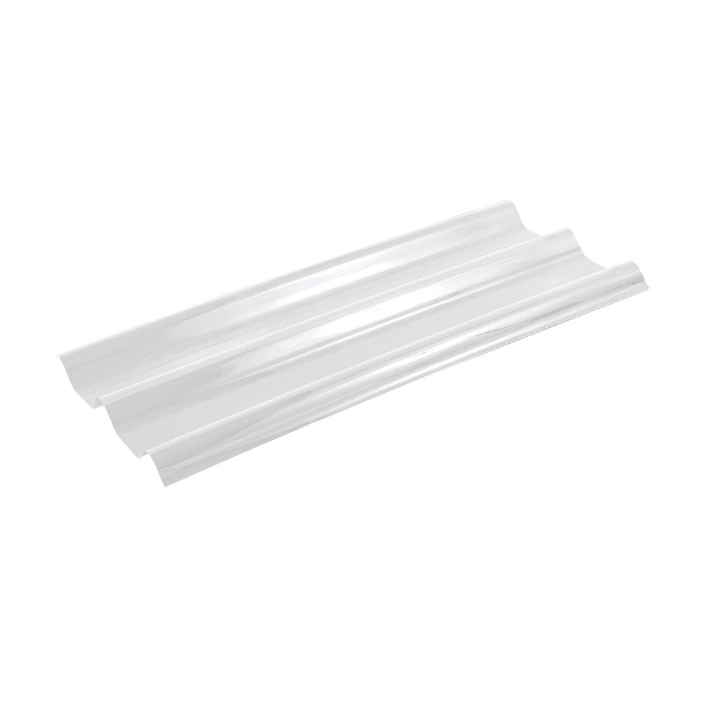 แผ่นโปร่งแสง ลอนคู่ ผิวเรียบ SUNSHIELD 1.2 มม. 0.51X1.2 ม. สีใส
