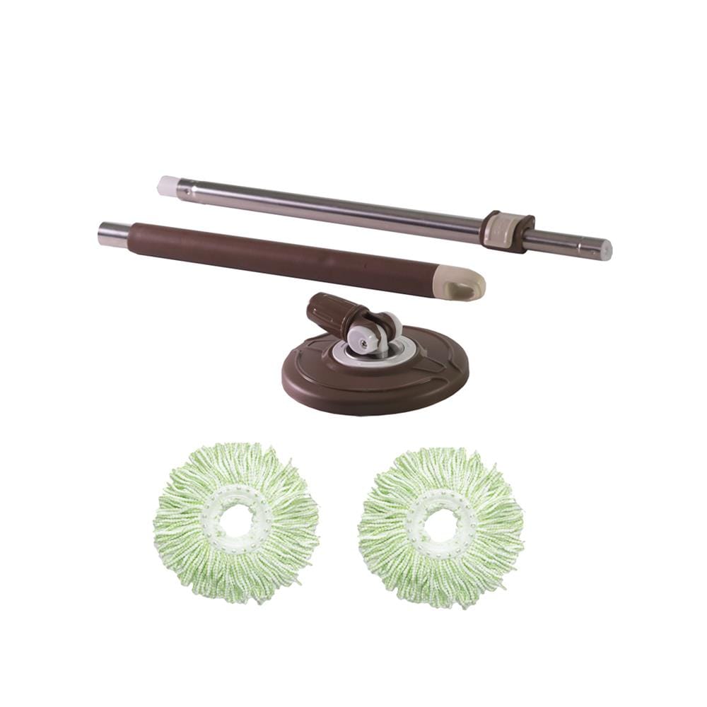 ไม้ม็อบไมโครไฟเบอร์ POWER GREEN MS1004 6นิ้ว สีน้ำตาล