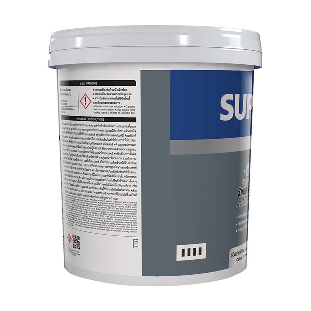 สีน้ำทาฝ้าเพดาน ชนิดด้านพิเศษ TOA SUPERMATEX M800 สีขาว 5 แกลลอน
