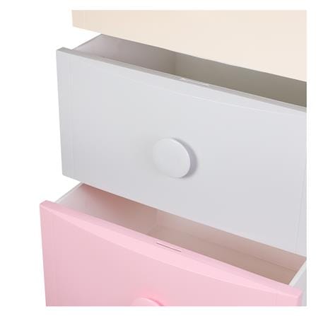 ตู้ลิ้นชัก 4 ชั้น มีล้อ STACKO C15 56x45x125 ซม. สีพาสเทล_4