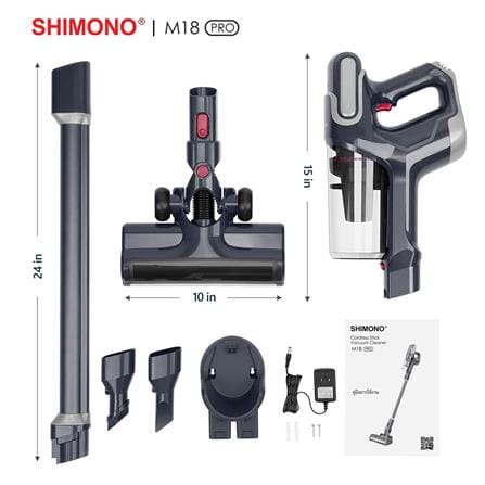 เครื่องดูดฝุ่นแบบด้าม SHIMONO M 18 PRO_3