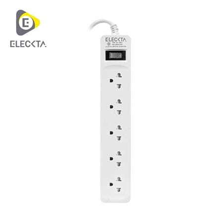รางปลั๊กไฟ 5 ช่อง 1 สวิตช์ ELECKTA ET515M 5 ม._0