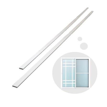 คิ้วตกแต่ง UPVC HOFFEN 200x2.5x0.7 ซม. สีขาว_3