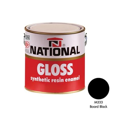 สีน้ำมัน DELTA NATIONAL 333 สีดำ ด้าน 1 แกลลอน_0