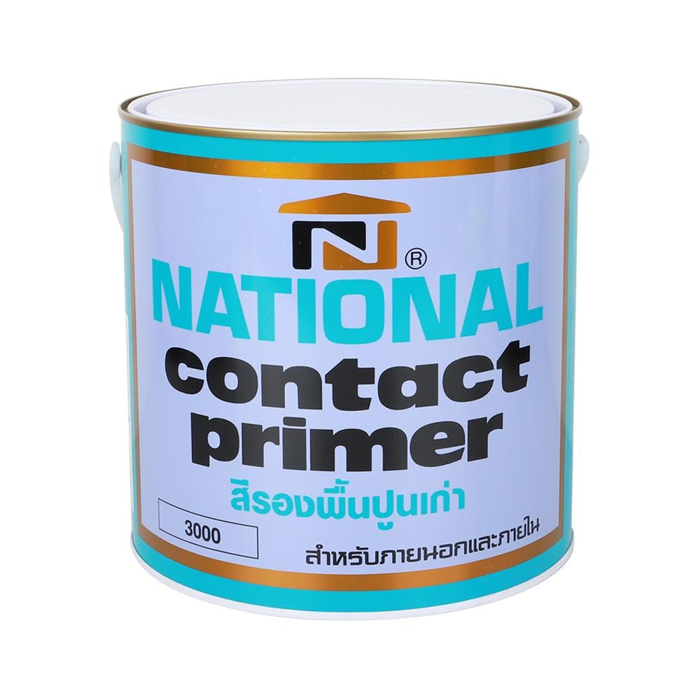 สีรองพื้นปูนเก่า DELTA NATIONAL CONTACT PRIMER 3000 1 แกลลอน